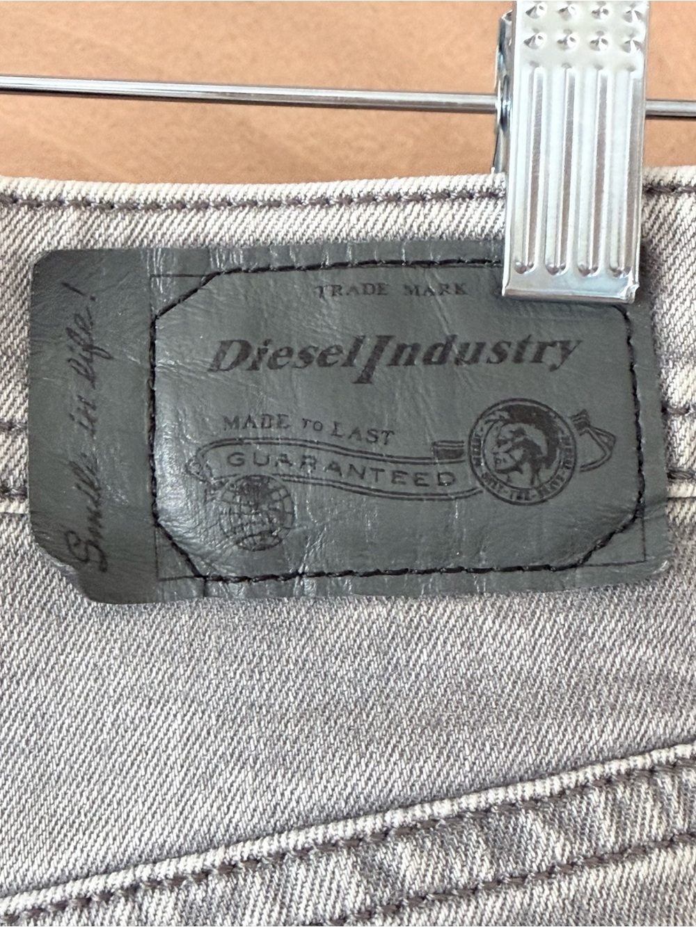 Diesel Buster Slim Tapered Jeans R99J6 Grey Stretch Men's W33 L32 NWT - Picture 5 of 16
